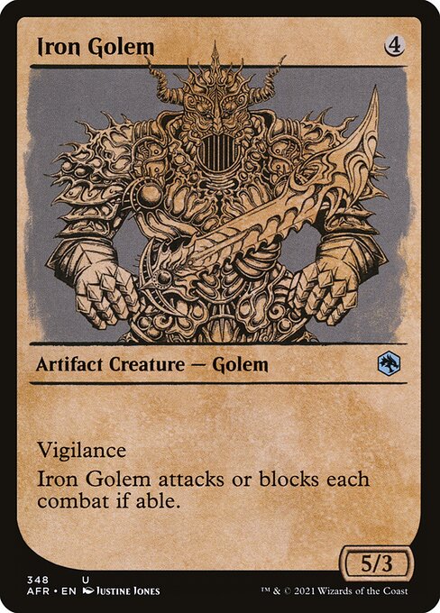 AFR 348 Iron Golem (Showcase) U