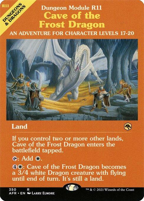 [Foil] AFR 350 Cave of the Frost Dragon (Showcase) R