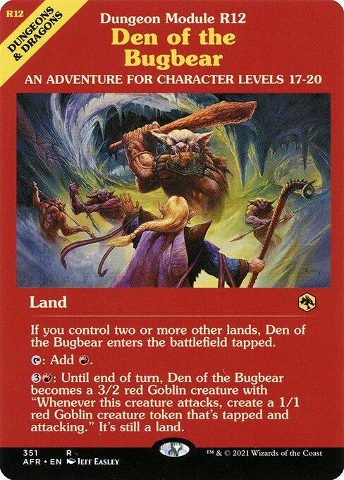 [Foil] AFR 351 Den of the Bugbear (Showcase) R