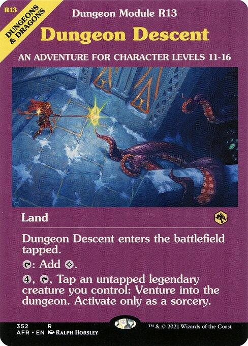 [Foil] AFR 352 Dungeon Descent (Showcase) R