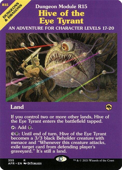 [Foil] AFR 355 Hive of the Eye Tyrant (Showcase) R