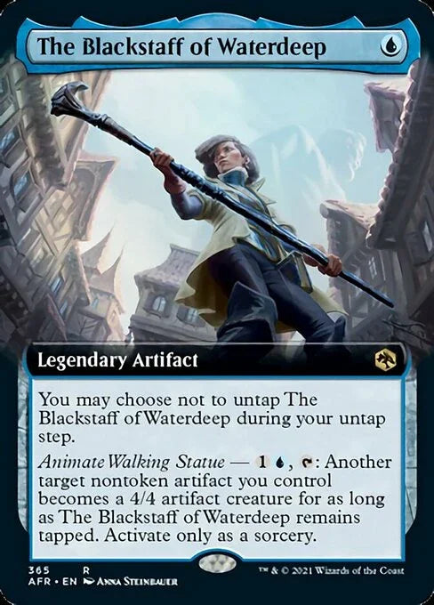 [Foil] AFR 365 The Blackstaff of Waterdeep (Extended Art) R