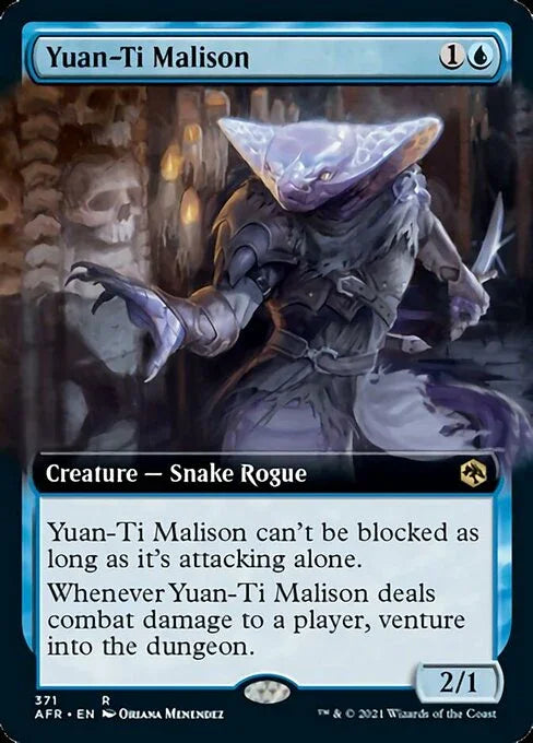 [Foil] AFR 371 Yuan-Ti Malison (Extended Art) R