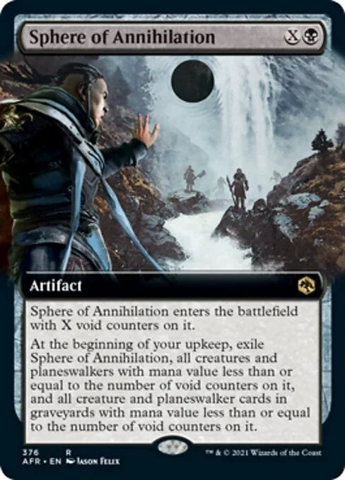 [Foil] AFR 376 Sphere of Annihilation (Extended Art) R