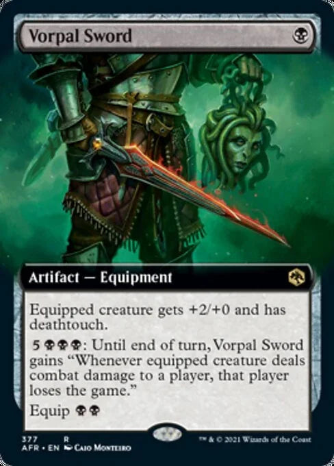 [Foil] AFR 377 Vorpal Sword (Extended Art) R