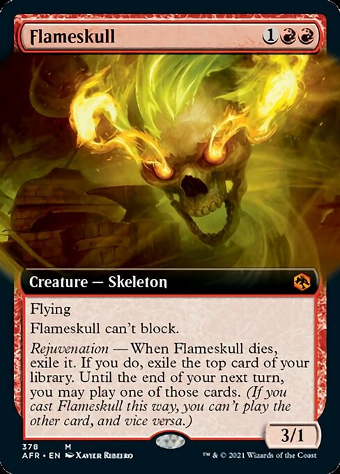 AFR 378 Flameskull (Extended Art) M