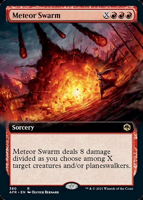 [Foil] AFR 380 Meteor Swarm (Extended Art) R