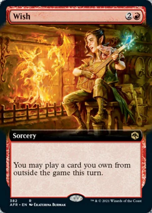 [Foil] AFR 382 Wish (Extended Art) R