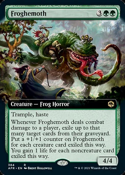 [Foil] AFR 384 Froghemoth (Extended Art) R