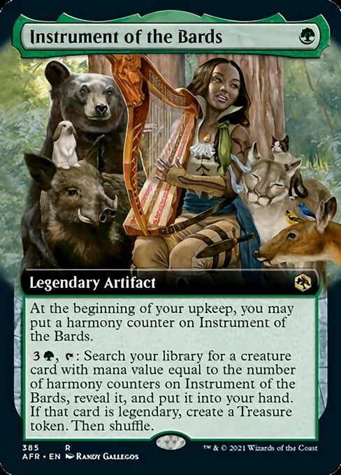 [Foil] AFR 385 Instrument of the Bards (Extended Art) R