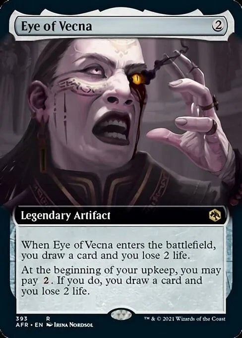 [Foil] AFR 393 Eye of Vecna (Extended Art) R