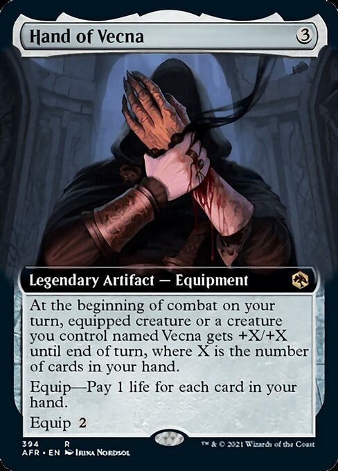 AFR 394 Hand of Vecna (Extended Art) R