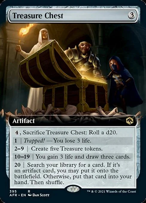 [Foil] AFR 395 Treasure Chest (Extended Art) R