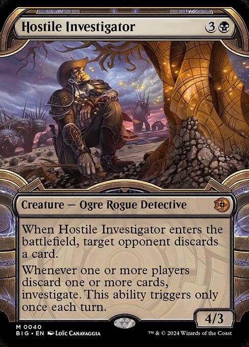 [Foil] BIG 040 Hostile Investigator (0040 - Showcase) M