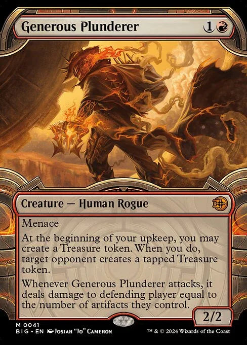 [Foil] BIG 041 Generous Plunderer (0041 - Showcase) M