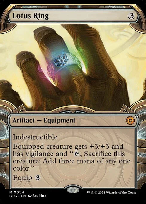 BIG 054 Lotus Ring (0054 - Showcase) M