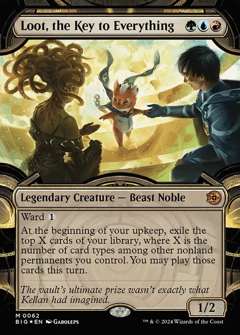 [Foil] BIG 062 Loot, the Key to Everything (0062 - Raised Foil) M