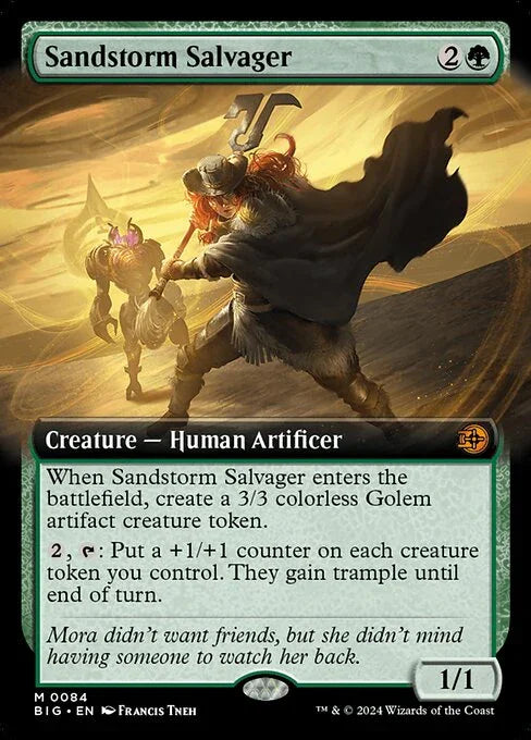 [Foil] BIG 084 Sandstorm Salvager (0084 - Extended Art) M