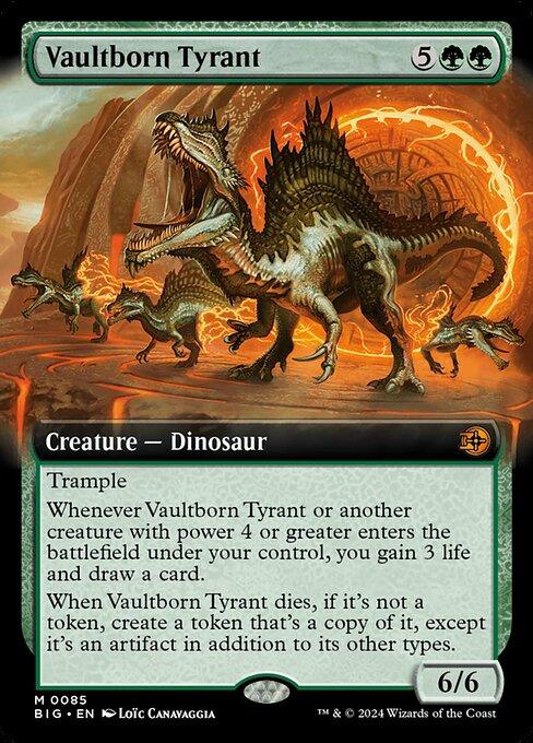 [Foil] BIG 085 Vaultborn Tyrant (0085 - Extended Art) M