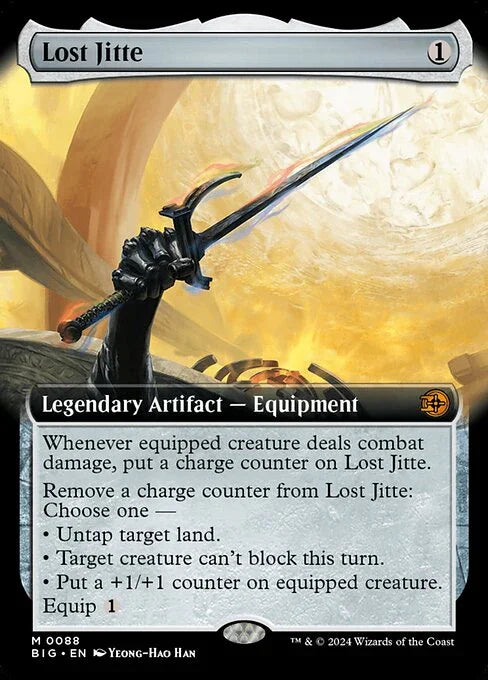 [Foil] BIG 088 Lost Jitte (0088 - Extended Art) M