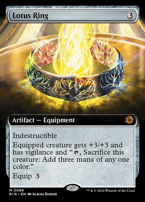 BIG 089 Lotus Ring (0089 - Extended Art) M