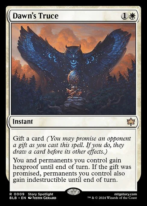 [Foil] BLB 009 Dawn's Truce R