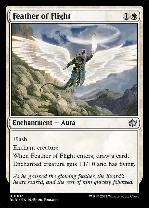 [Foil] BLB 013 Feather of Flight U