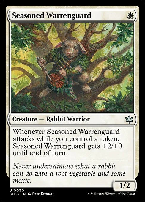 [Foil] BLB 030 Seasoned Warrenguard U