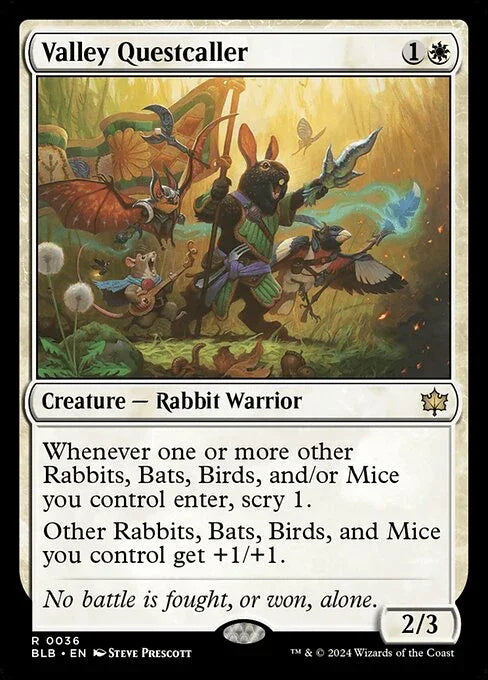 [Foil] BLB 036 Valley Questcaller R
