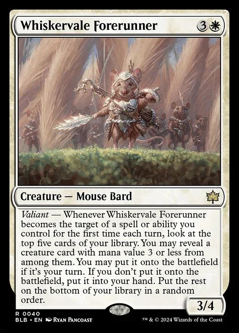 [Foil] BLB 040 Whiskervale Forerunner R