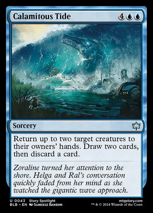 [Foil] BLB 043 Calamitous Tide U