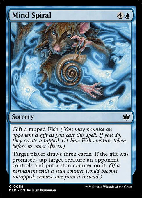 [Foil] BLB 059 Mind Spiral C