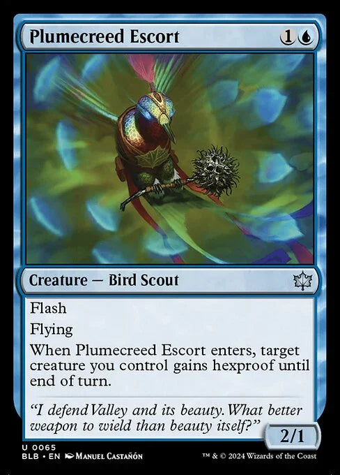 [Foil] BLB 065 Plumecreed Escort U