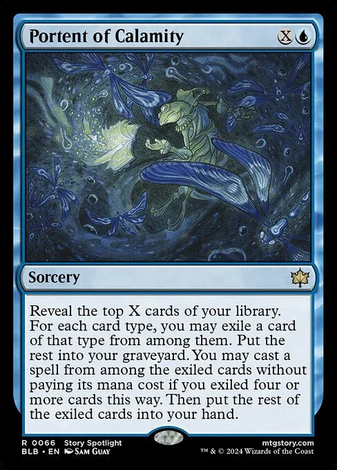 [Foil] BLB 066 Portent of Calamity R