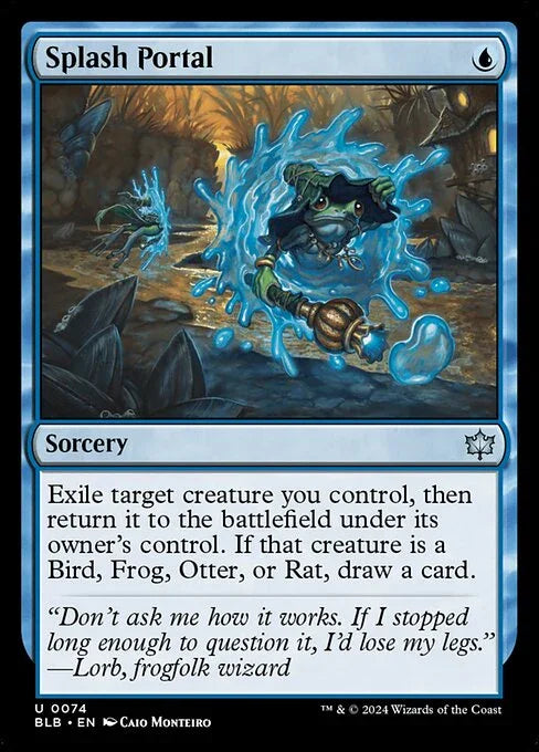 [Foil] BLB 074 Splash Portal U