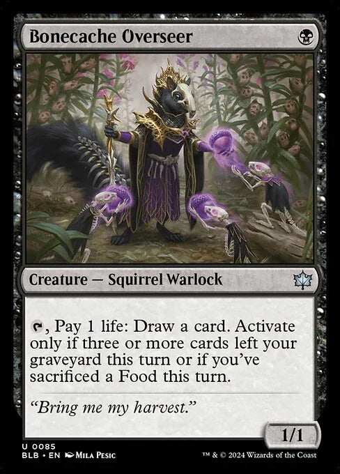 [Foil] BLB 085 Bonecache Overseer U