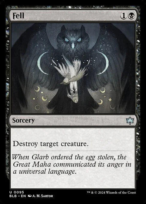 [Foil] BLB 095 Fell U