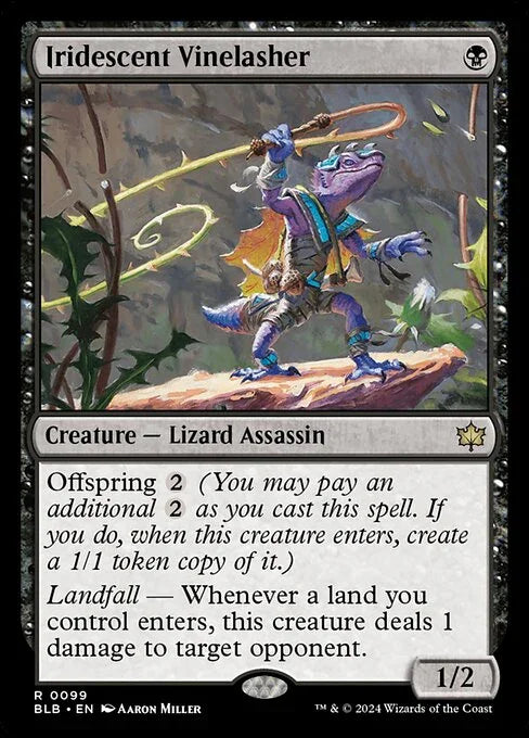 [Foil] BLB 099 Iridescent Vinelasher R