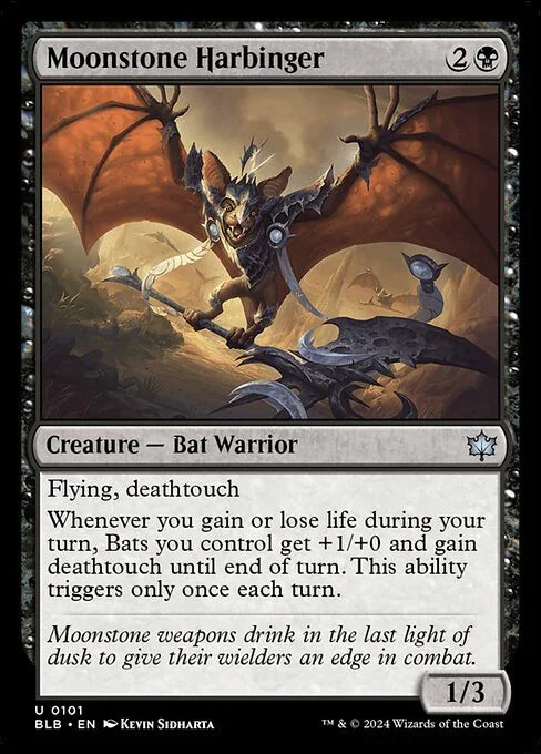 [Foil] BLB 101 Moonstone Harbinger U