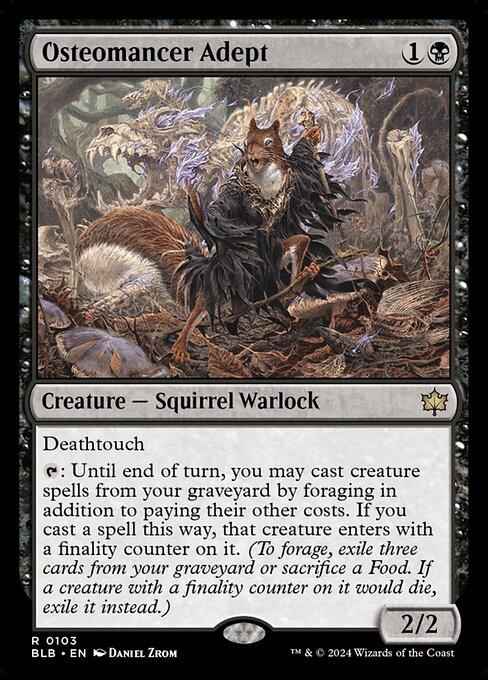 [Foil] BLB 103 Osteomancer Adept R