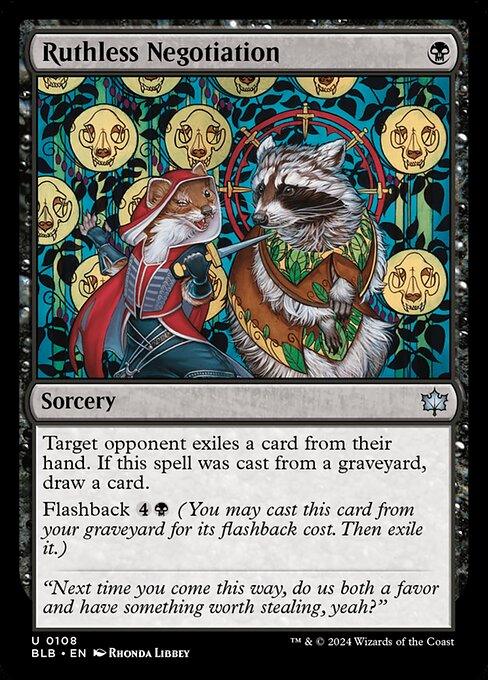 [Foil] BLB 108 Ruthless Negotiation U