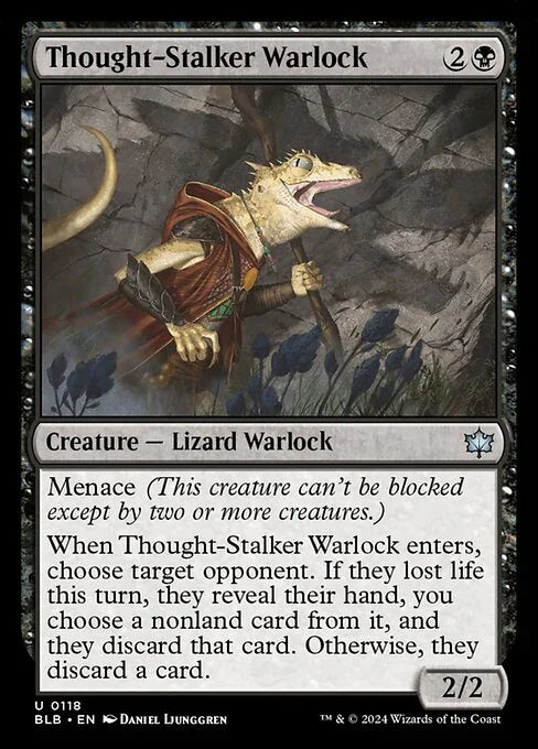 [Foil] BLB 118 Thought-Stalker Warlock U