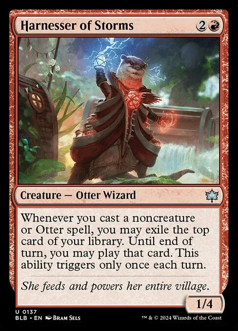 [Foil] BLB 137 Harnesser of Storms U