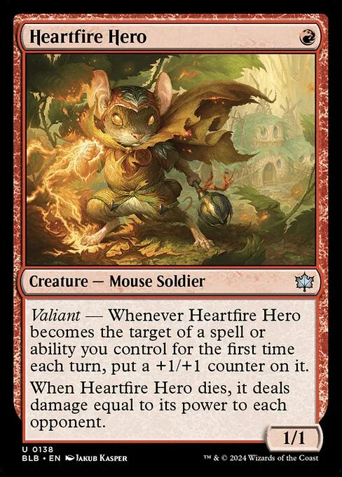 [Foil] BLB 138 Heartfire Hero U