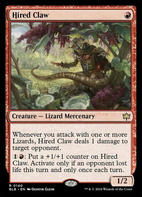 [Foil] BLB 140 Hired Claw R