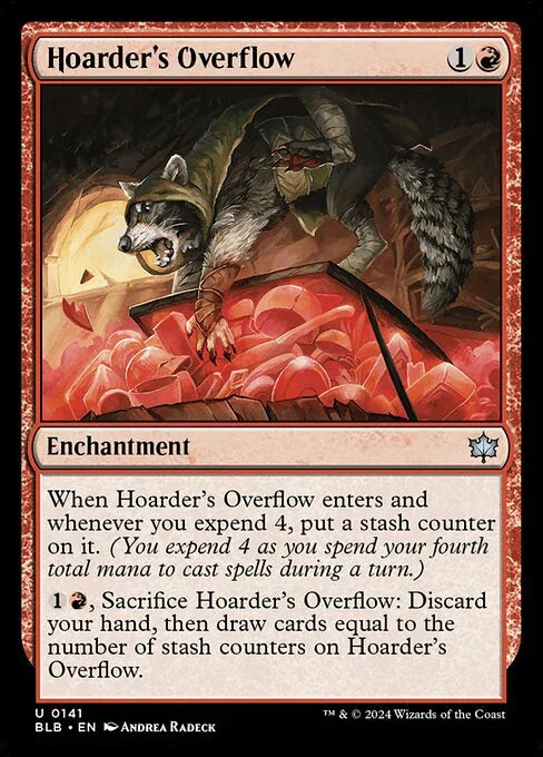 [Foil] BLB 141 Hoarder's Overflow U