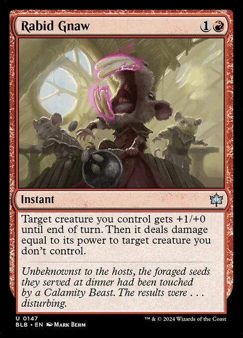 [Foil] BLB 147 Rabid Gnaw U