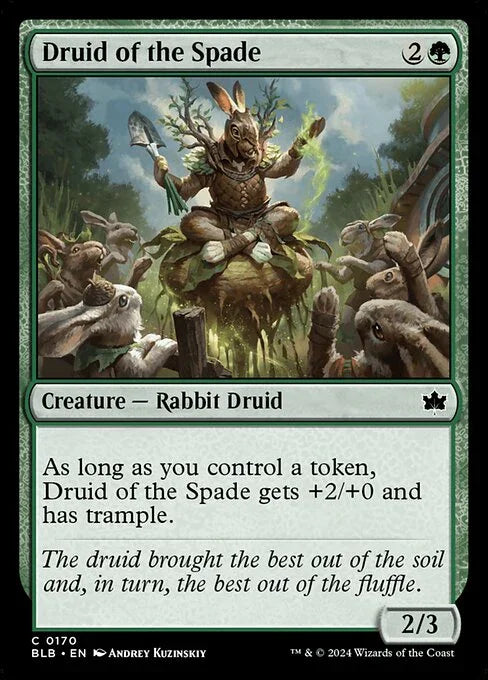 [Foil] BLB 170 Druid of the Spade C