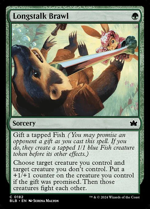 [Foil] BLB 182 Longstalk Brawl C