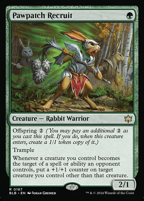 [Foil] BLB 187 Pawpatch Recruit R